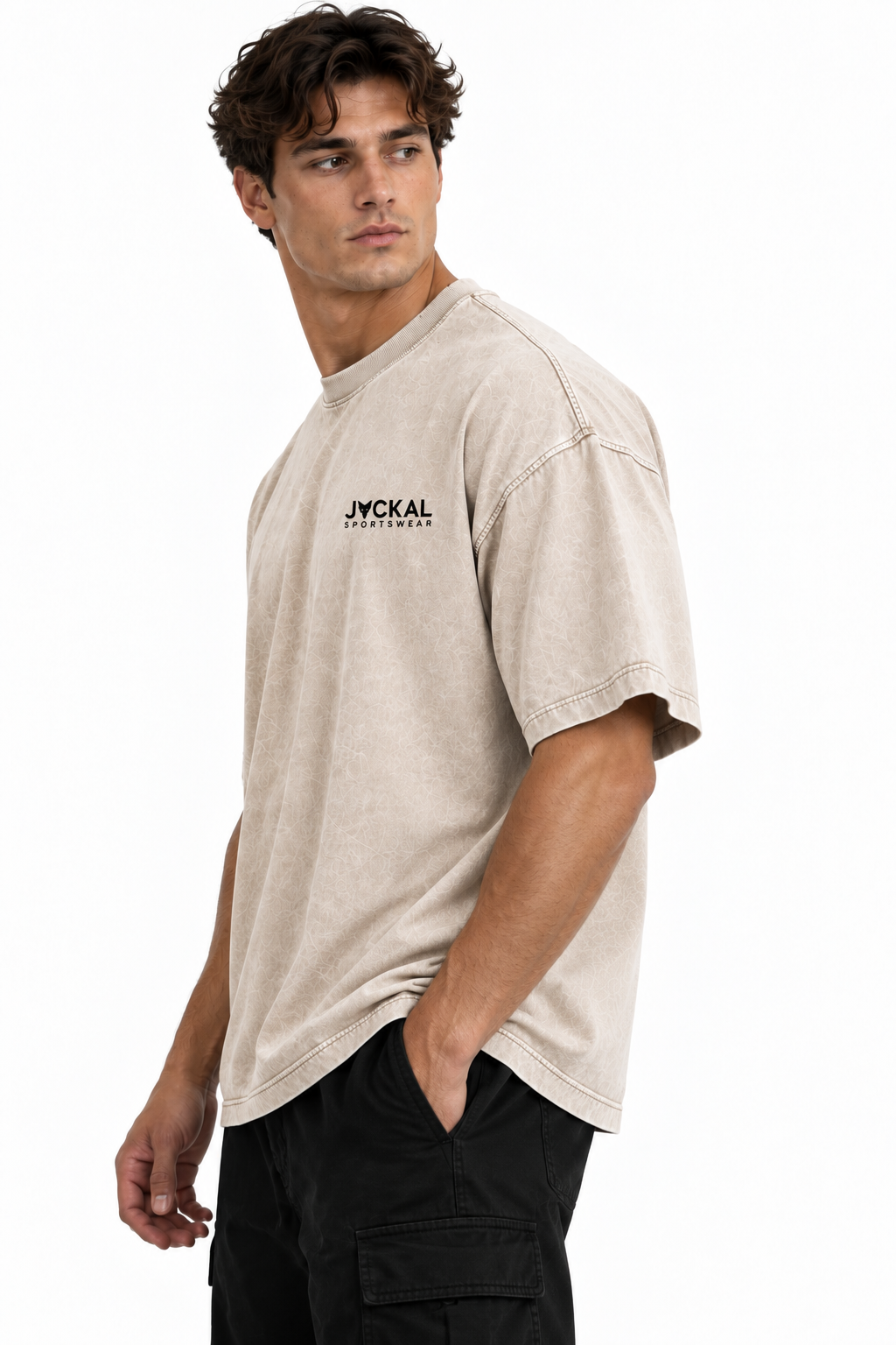 Core Oversized T-Shirt - Stone