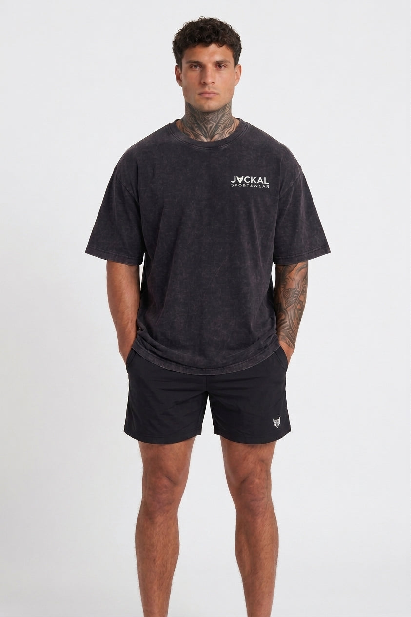 Utility Oversized T-Shirt – Black