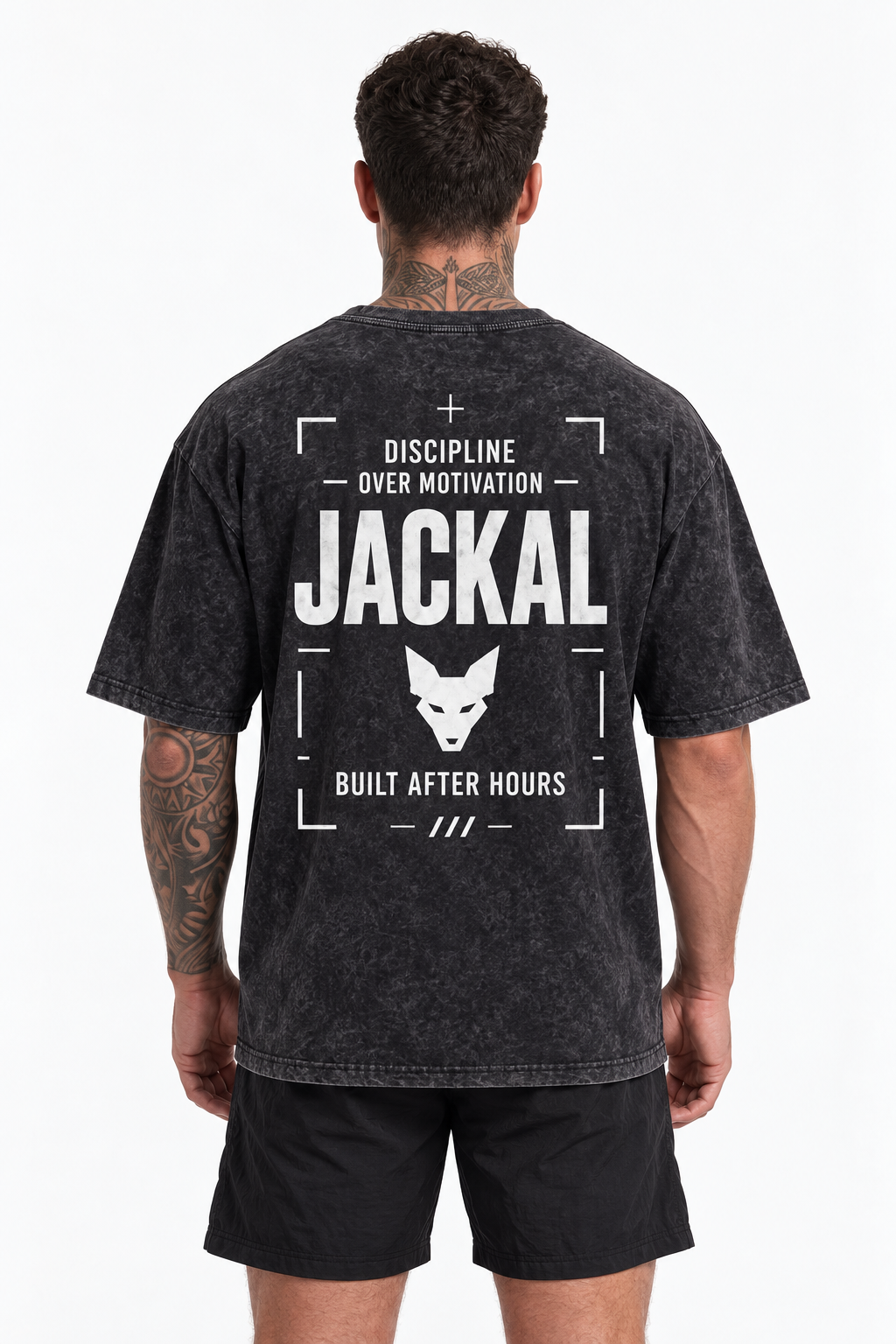 Discipline Oversized T-Shirt – Black