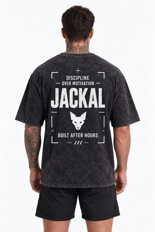 Discipline Oversized T-Shirt – Black