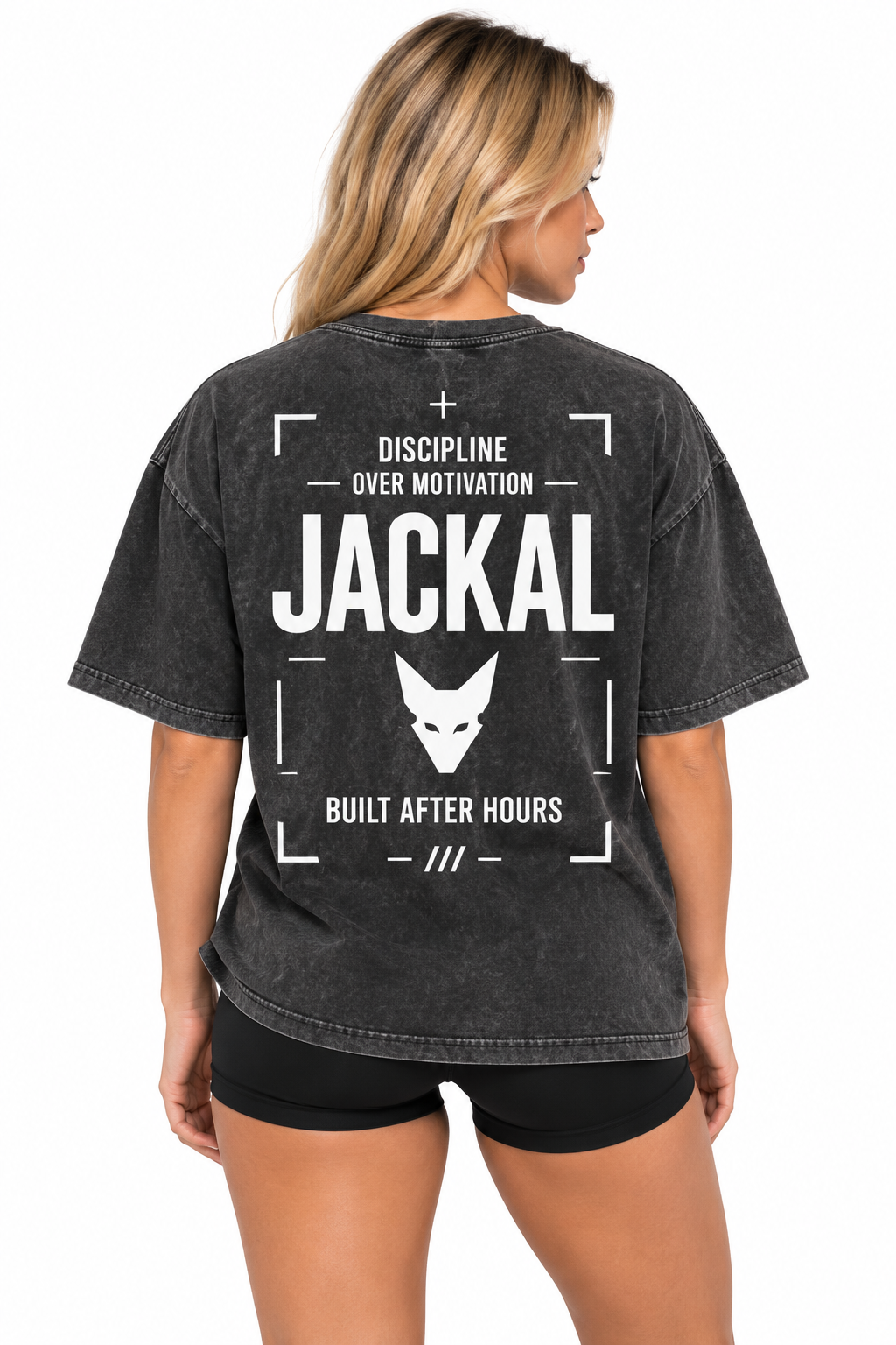 Women’s Discipline Oversized T-Shirt – Black