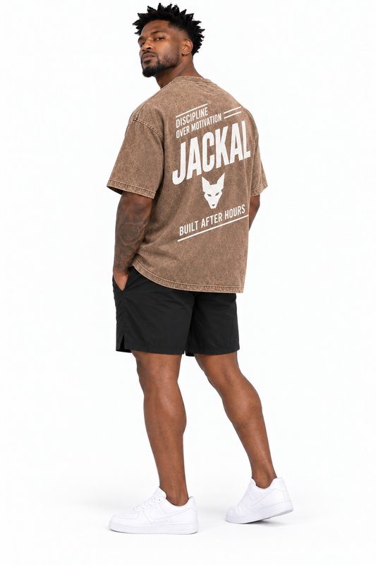Utility Oversized T-Shirt – Brown
