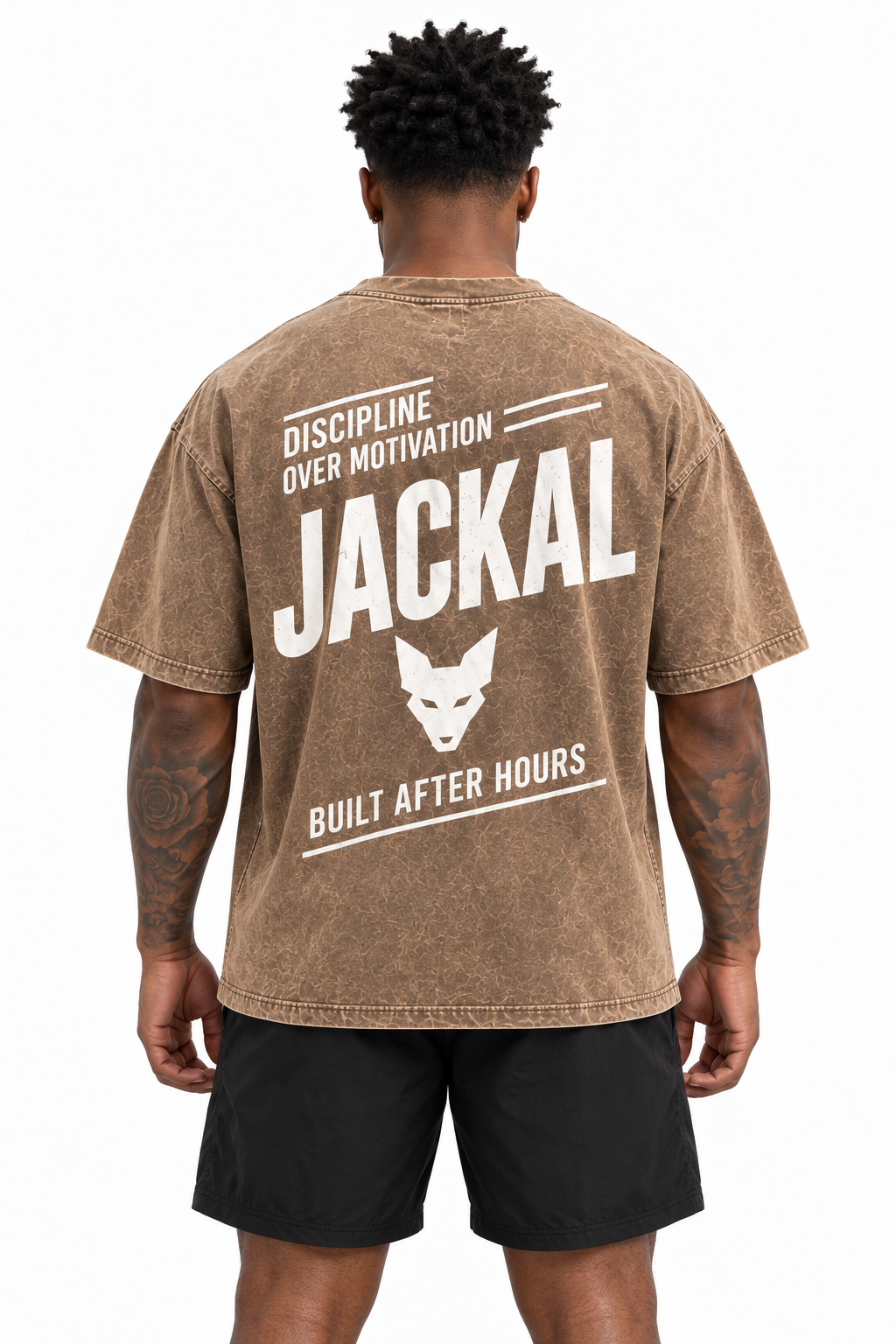 Utility Oversized T-Shirt – Brown