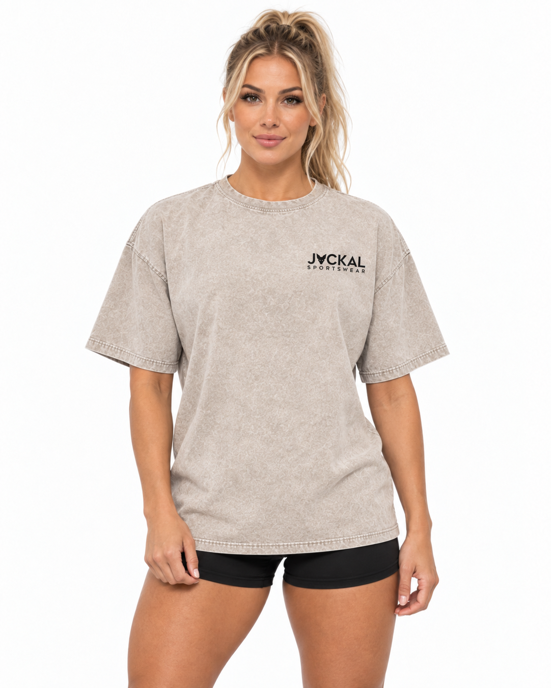 Women’s Discipline Oversized T-Shirt – Stone