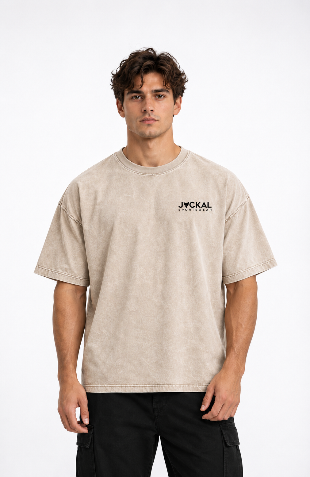 Core Oversized T-Shirt - Stone