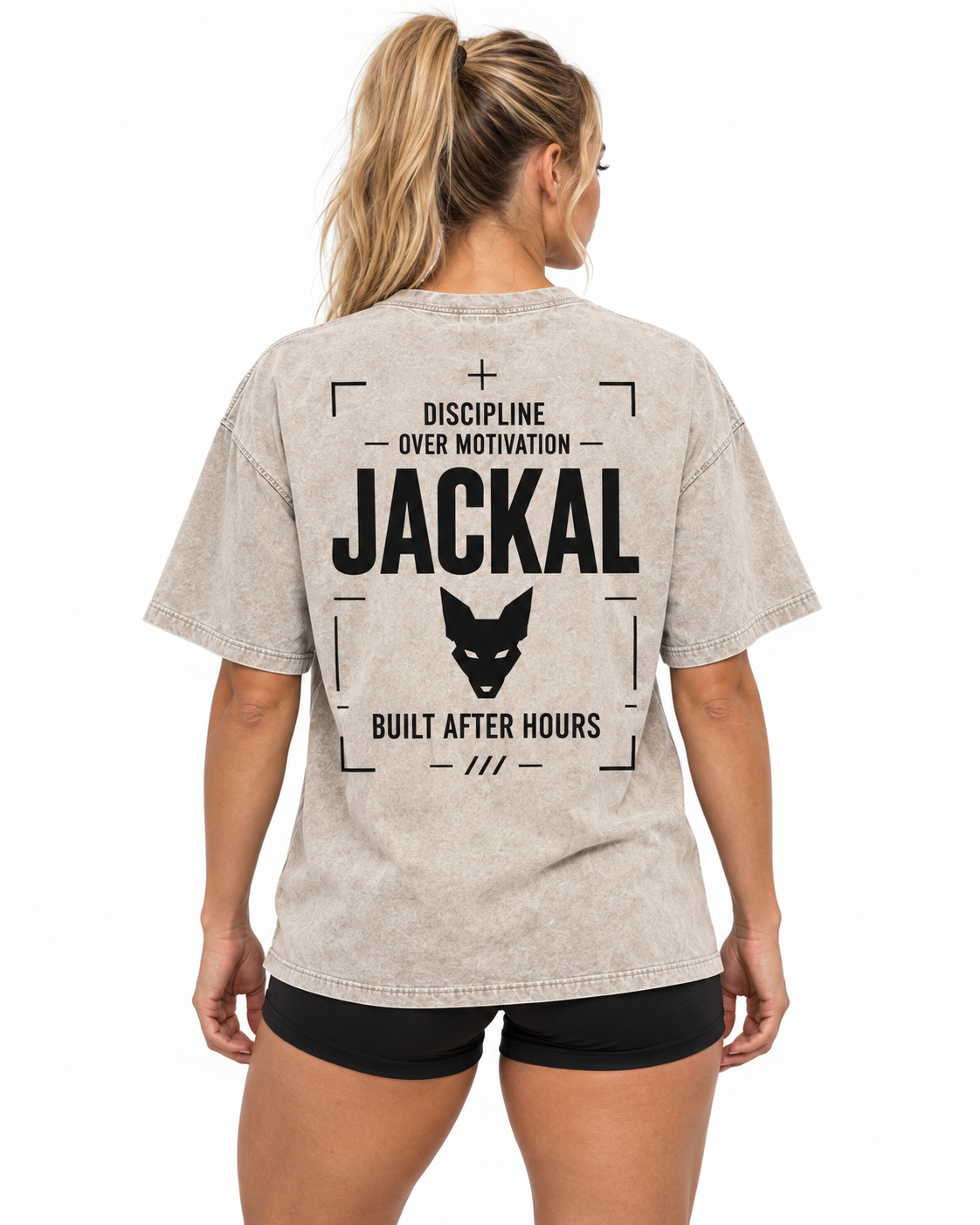 Women’s Discipline Oversized T-Shirt – Stone