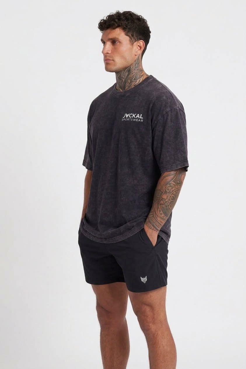 Utility Oversized T-Shirt – Black