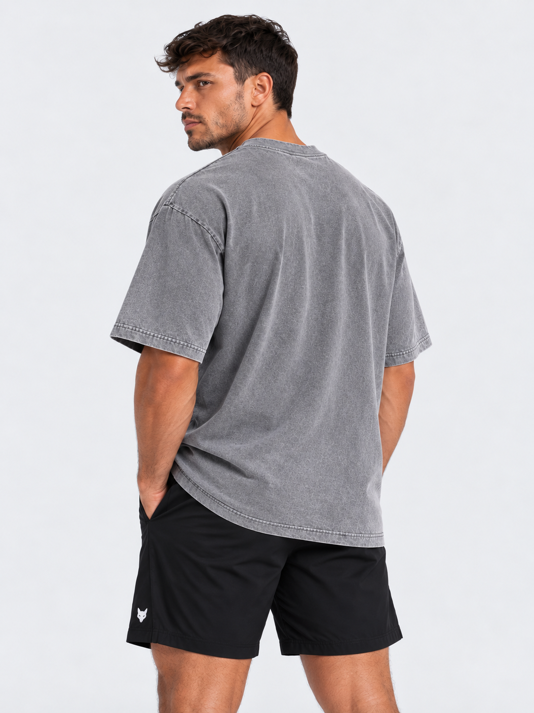 Washed Oversized Grey T-Shirt