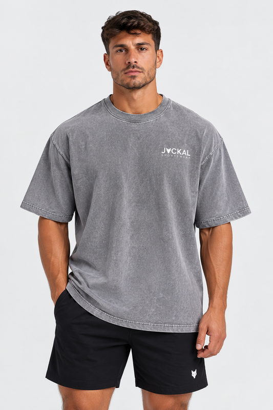 Washed Oversized Grey T-Shirt