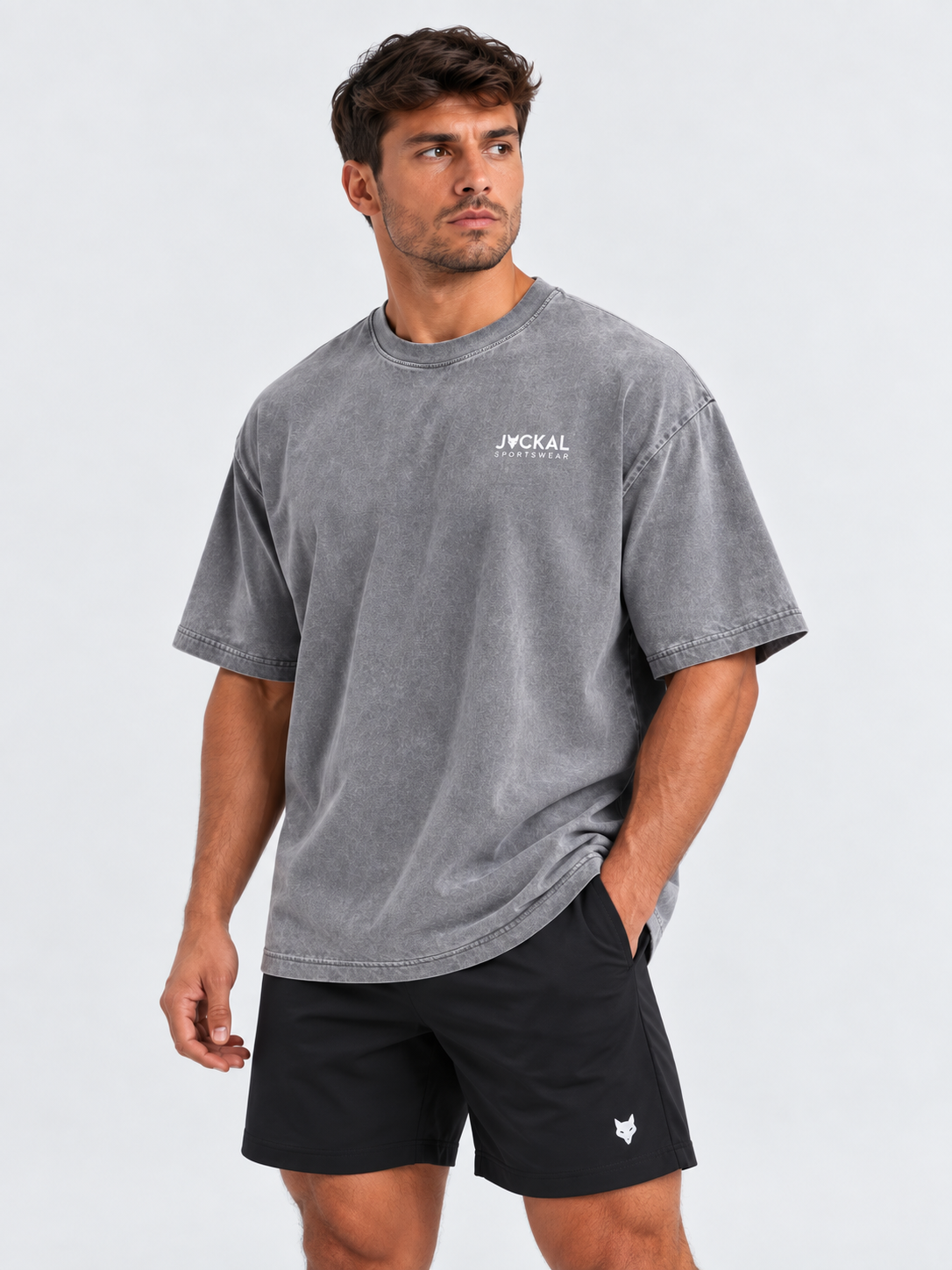 Utility Oversized T-Shirt – Grey