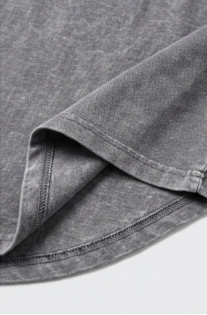 Washed Oversized Grey T-Shirt