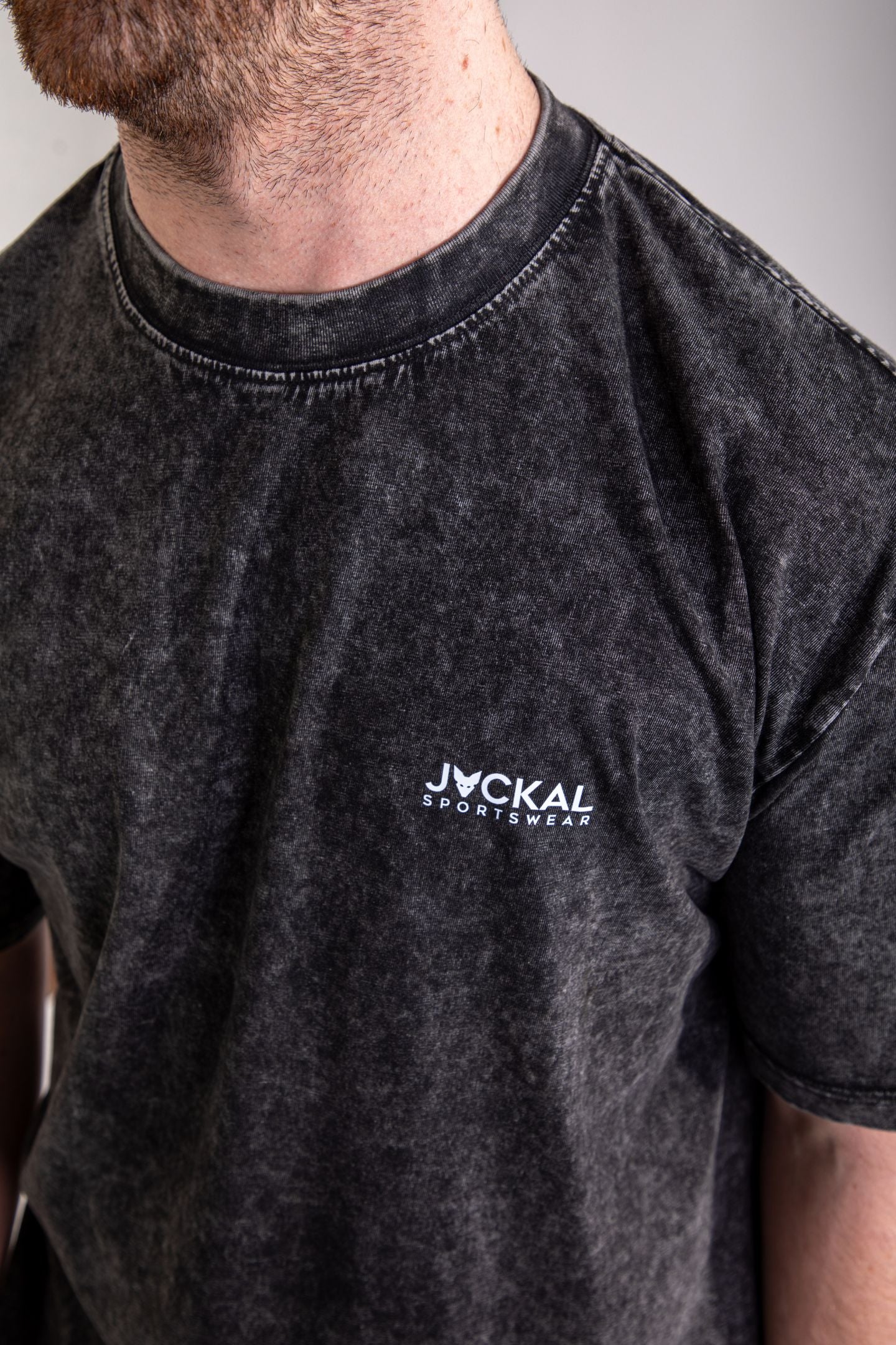 Washed Oversized Black T-Shirt