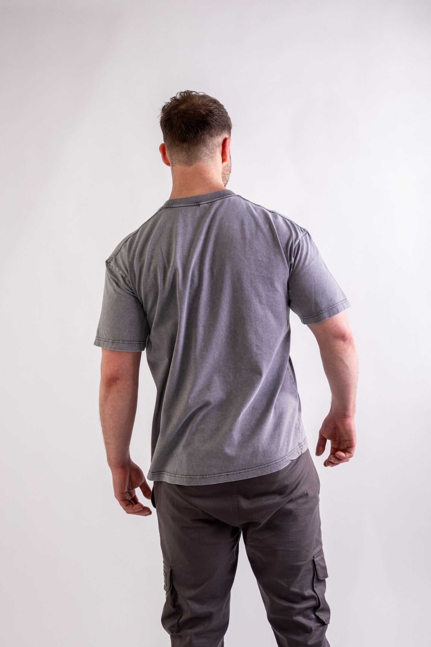 Washed Oversized Grey T-Shirt